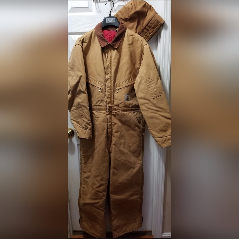 Carhartt coveralls with hood